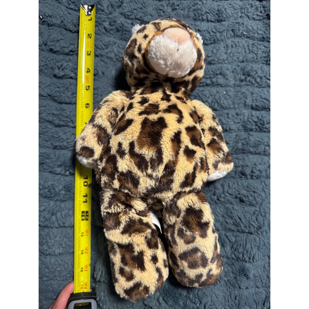 Mary Meyer Leopard Plush Stuffed Animal Spotted Jungle Cat Brown Tan 12 Inch